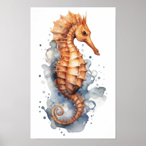 Seahorse animal invertebrate     poster