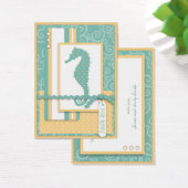 Seahorse Baby Thank You Notecard (Desk)