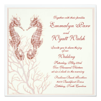 Seahorse Wedding Invitations 5