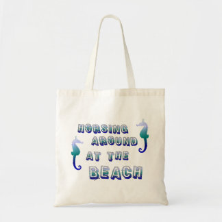 Seahorse Beach Tote Bag