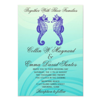 Seahorse Wedding Invitations 7