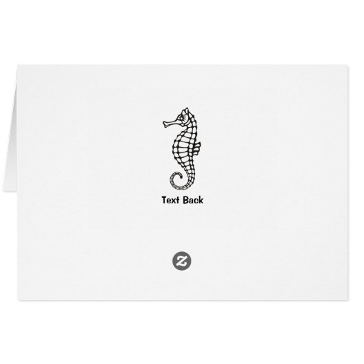 Seahorse Black (Back Horizontal)