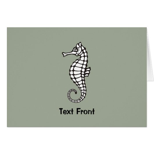 Seahorse Black (Front Horizontal)