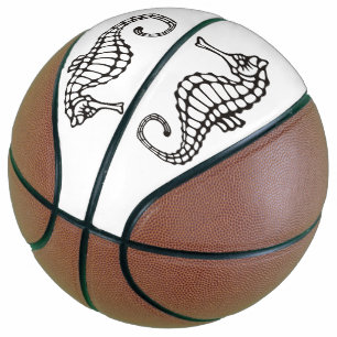 Seahorse Black Basketball