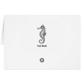 Seahorse Black Cards (Back Horizontal)