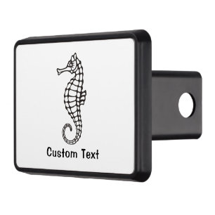 Seahorse Black Hitch Cover