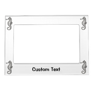 Seahorse Black Magnetic Frame