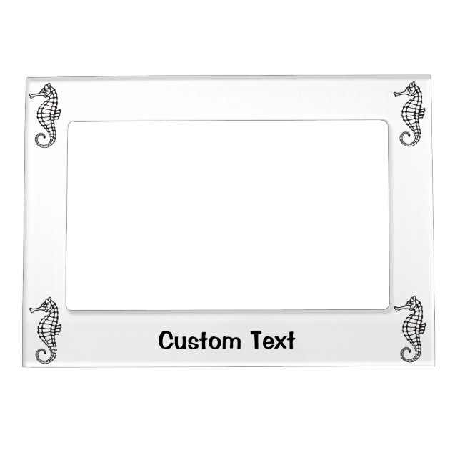 Seahorse Black Magnetic Frame (Front)