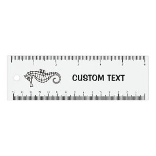 Seahorse Black Ruler