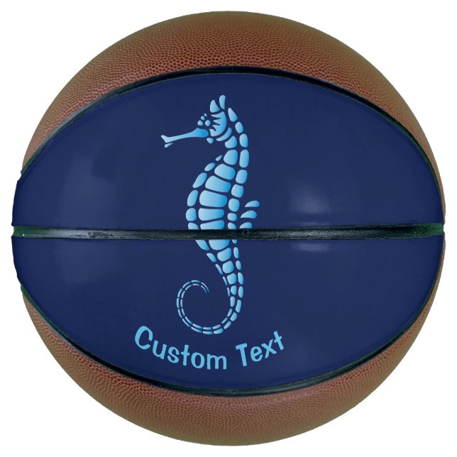 Seahorse Blue Basketball (Front)