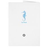 Seahorse Blue Cards (Back)