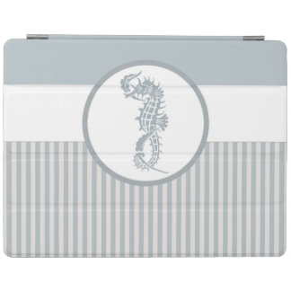 Seahorse Blue Classic Nautical Elegant iPad Smart Cover