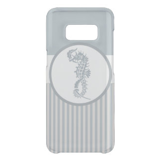 Seahorse Blue Classic Nautical Elegant Uncommon Samsung Galaxy S8 Case