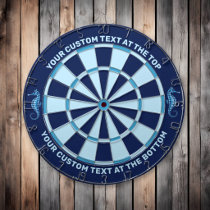 Seahorse Blue Dart Board
