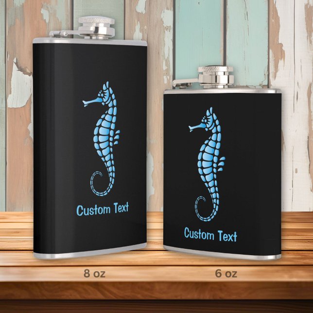 Seahorse Blue Flask (Creator Uploaded)