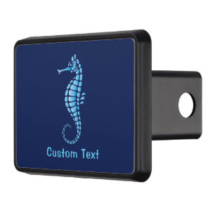 Seahorse Blue Hitch Cover