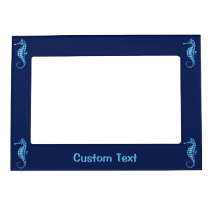 Seahorse Blue Magnetic Frame