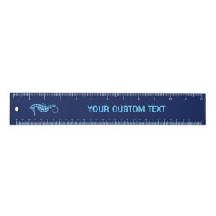 Seahorse Blue Ruler