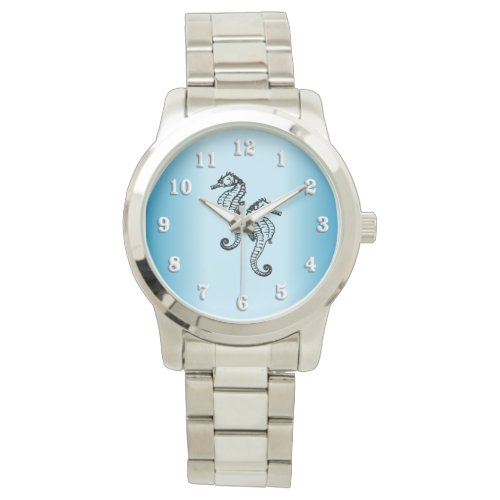 Seahorse Blue Watch