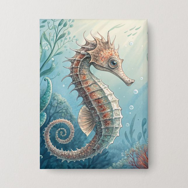 seahorse button (Front)