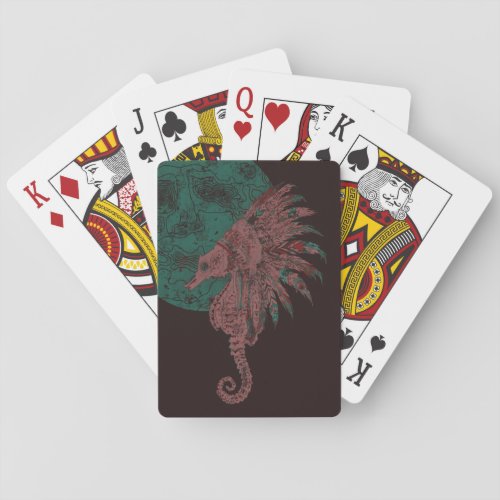 seahorse by the moon poker cards