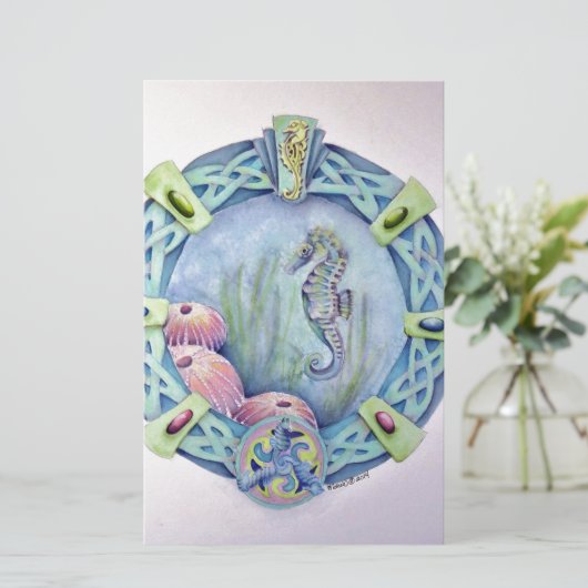 Seahorse-celtic zodiac-may 13 to june 9 (Standing Front)