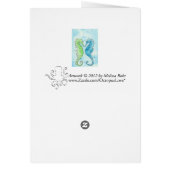Seahorse Couple Cards (Back)