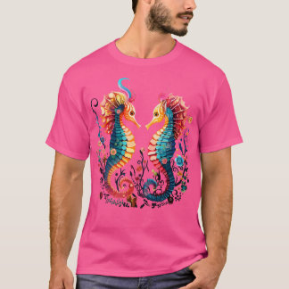 Seahorse Couple Valentine T-Shirt