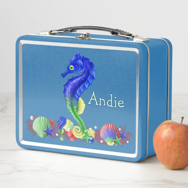 Seahorse Customize  Metal Lunch Box (In Situ)