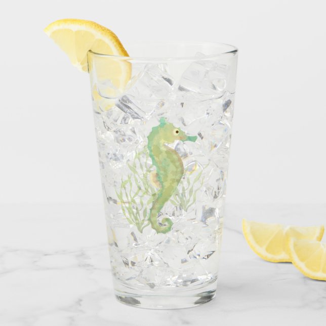 Seahorse Drinking Glass (Front Ice)