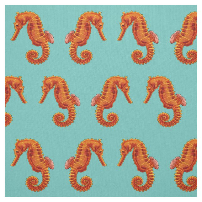 Seahorse Fabric (Swatch)