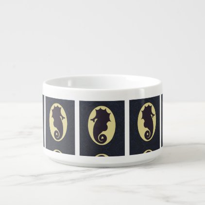 Seahorse Fantasy Silhouette Bowl