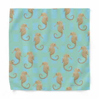 Seahorse Fish Maureen Girard Courage Ocean Healin Bandana