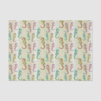 Seahorse Gold Tissue Paper