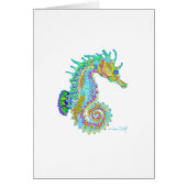 Seahorse Greeting Card (Front)