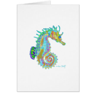 Seahorse Greeting Card