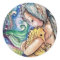 SeaHorse Hugs Mermaid Sticker