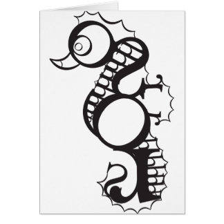 Seahorse in Type Cards