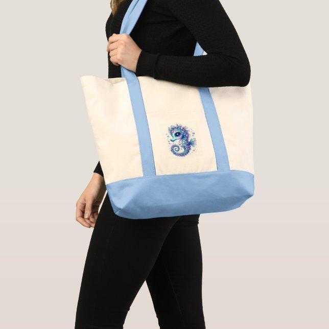 Seahorse Jumbo Tote Bag (Front (Product))