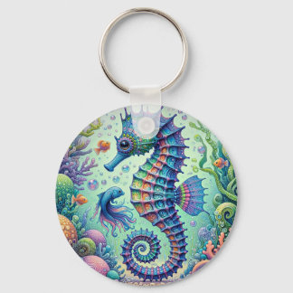 Seahorse Keychain