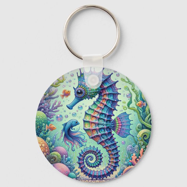 Seahorse Keychain (Front)