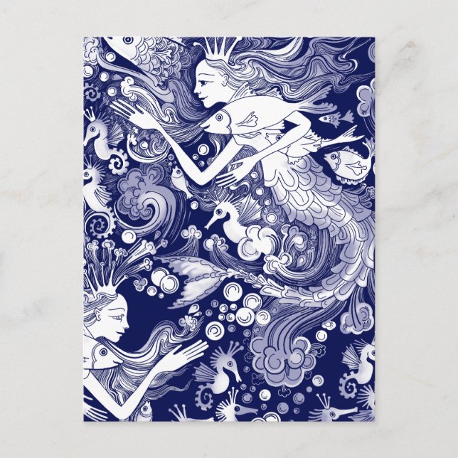 Seahorse kingdom postcard (Front)