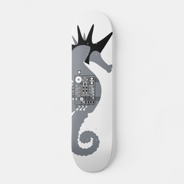 Seahorse Knight Skateboard Deck (Front)