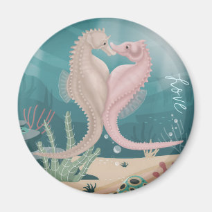Seahorse Love Magnet