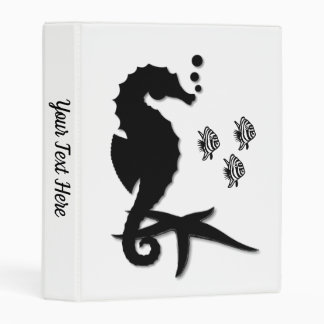 Seahorse Mini Binder