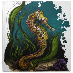 Seahorse Napkin