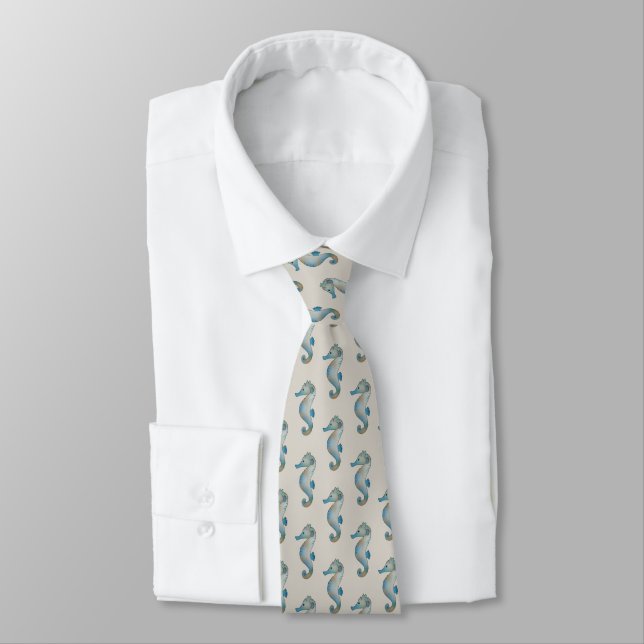 seahorse neck tie (Tied)