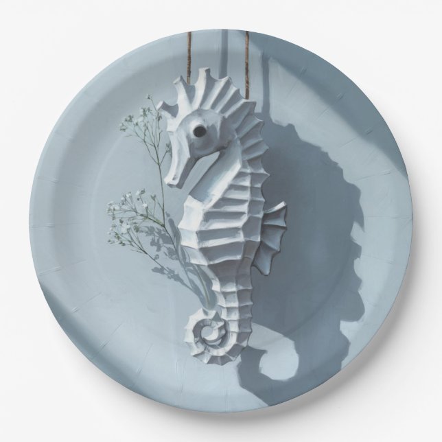 Seahorse Paper Plates (Front)