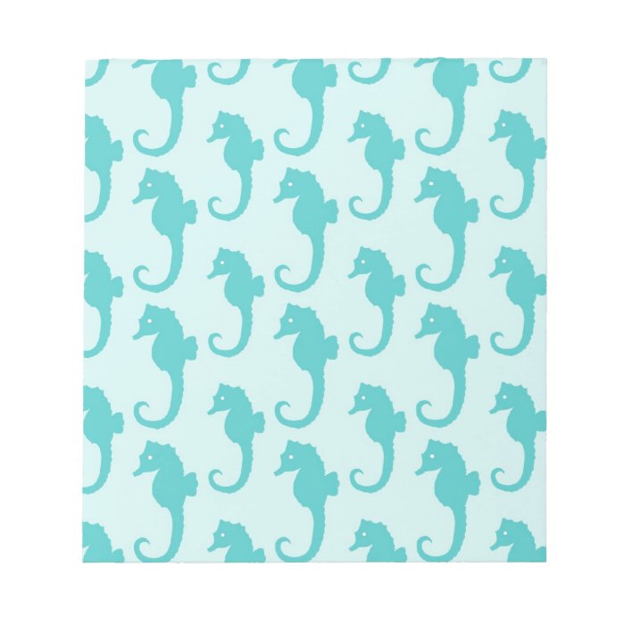 Seahorse Pattern Memo Notepads