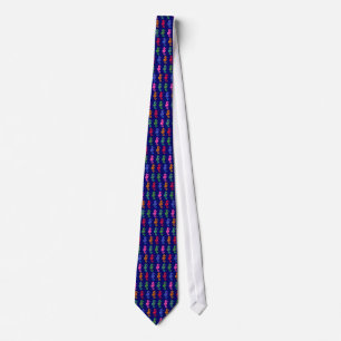 Seahorse Pattern Neck Tie